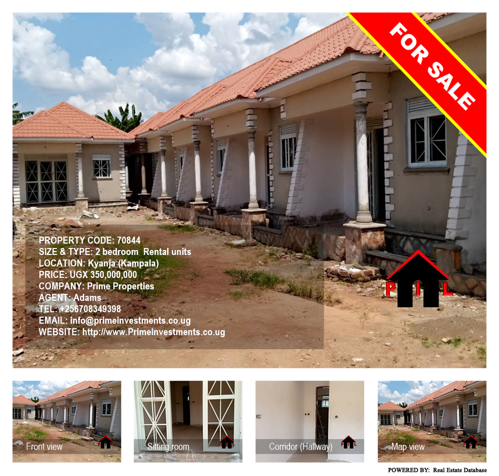 2 bedroom Rental units  for sale in Kyanja Kampala Uganda, code: 70844