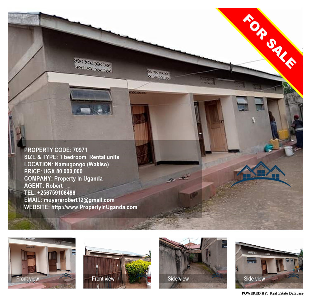1 bedroom Rental units  for sale in Namugongo Wakiso Uganda, code: 70971