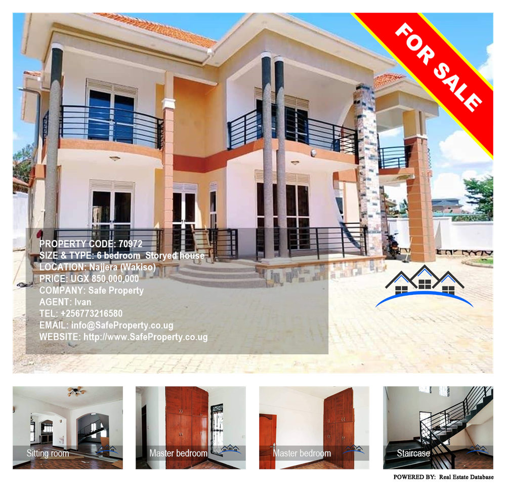 6 bedroom Storeyed house  for sale in Najjera Wakiso Uganda, code: 70972