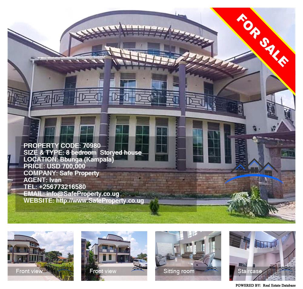 8 bedroom Storeyed house  for sale in Bbunga Kampala Uganda, code: 70980