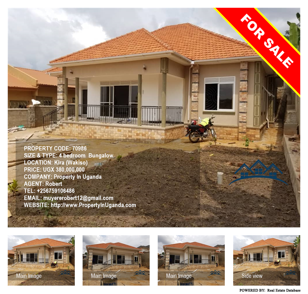 4 bedroom Bungalow  for sale in Kira Wakiso Uganda, code: 70986