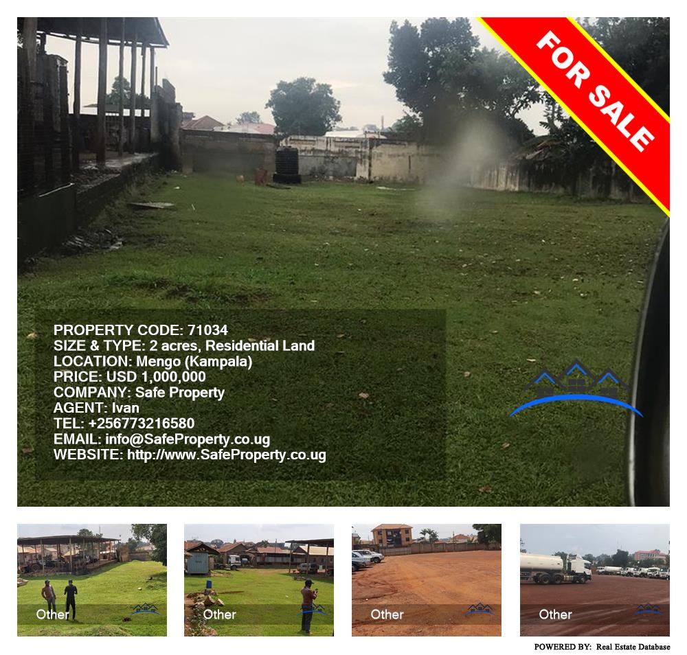 Residential Land  for sale in Mengo Kampala Uganda, code: 71034