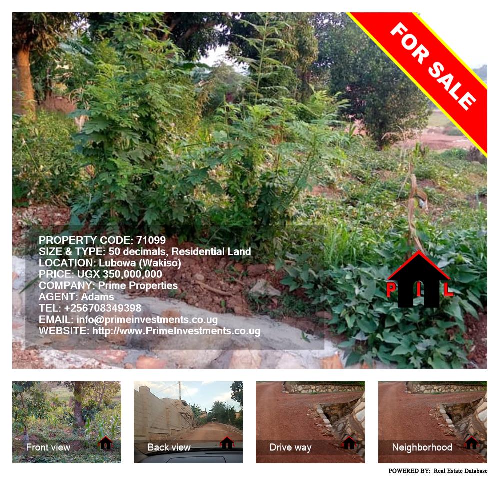 Residential Land  for sale in Lubowa Wakiso Uganda, code: 71099