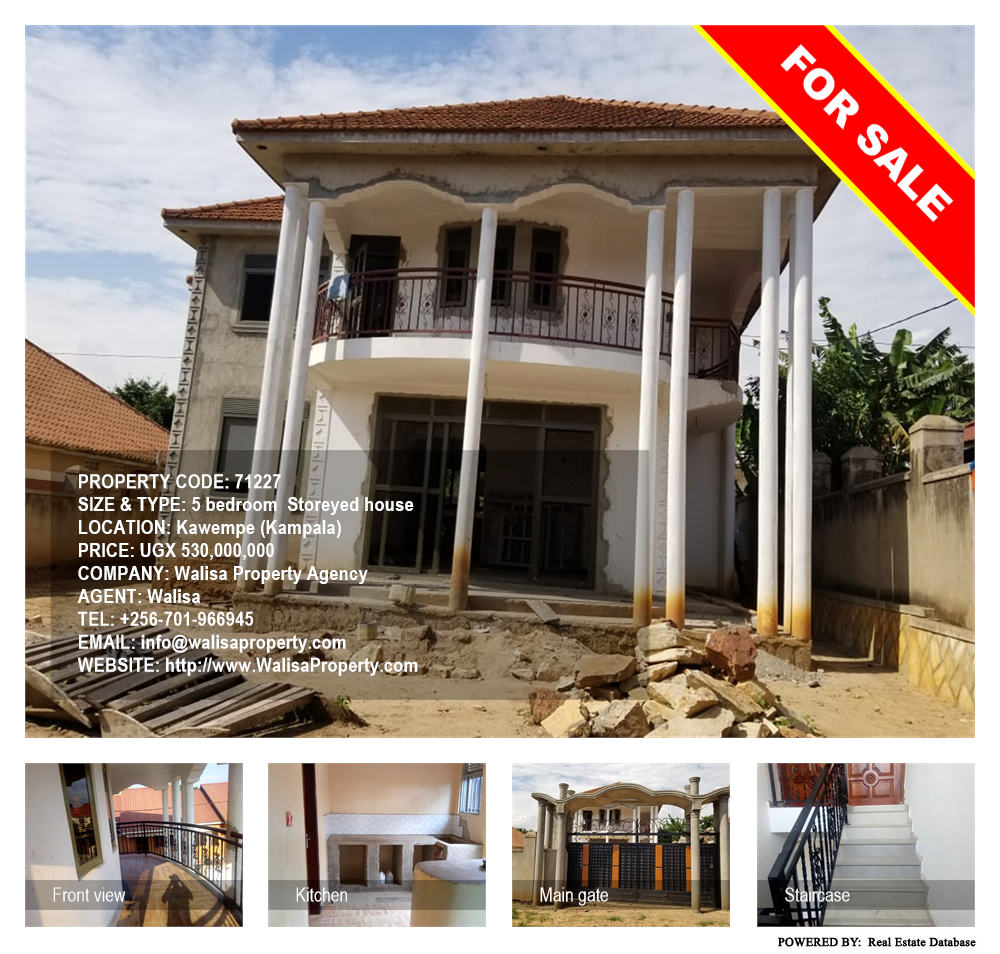 5 bedroom Storeyed house  for sale in Kawempe Kampala Uganda, code: 71227