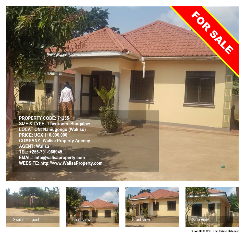 1 bedroom Bungalow  for sale in Namugongo Wakiso Uganda, code: 71235