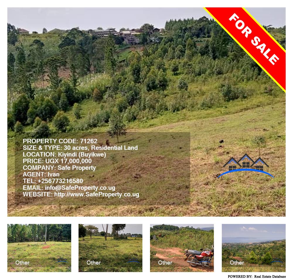 Residential Land  for sale in Kiyindi Buyikwe Uganda, code: 71262