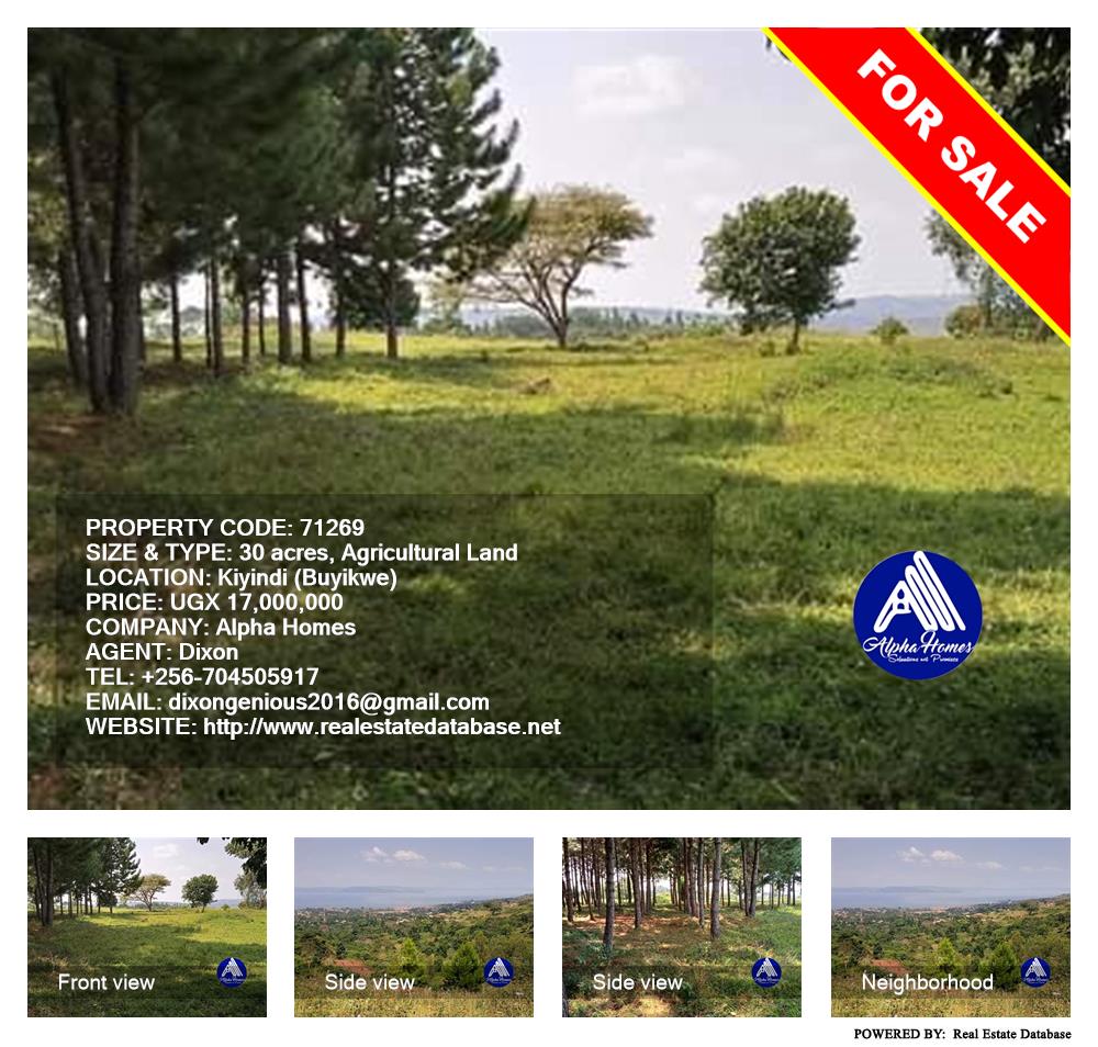 Agricultural Land  for sale in Kiyindi Buyikwe Uganda, code: 71269