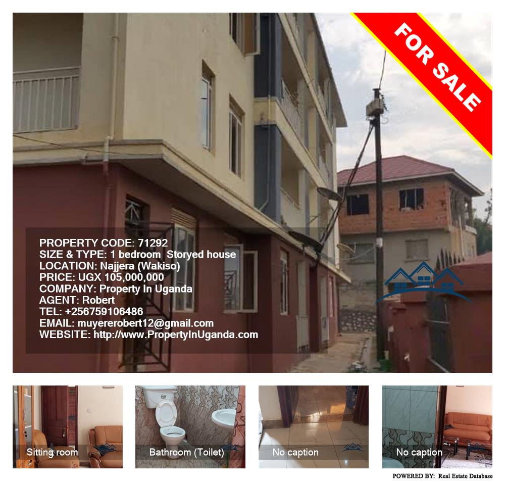 1 bedroom Storeyed house  for sale in Najjera Wakiso Uganda, code: 71292