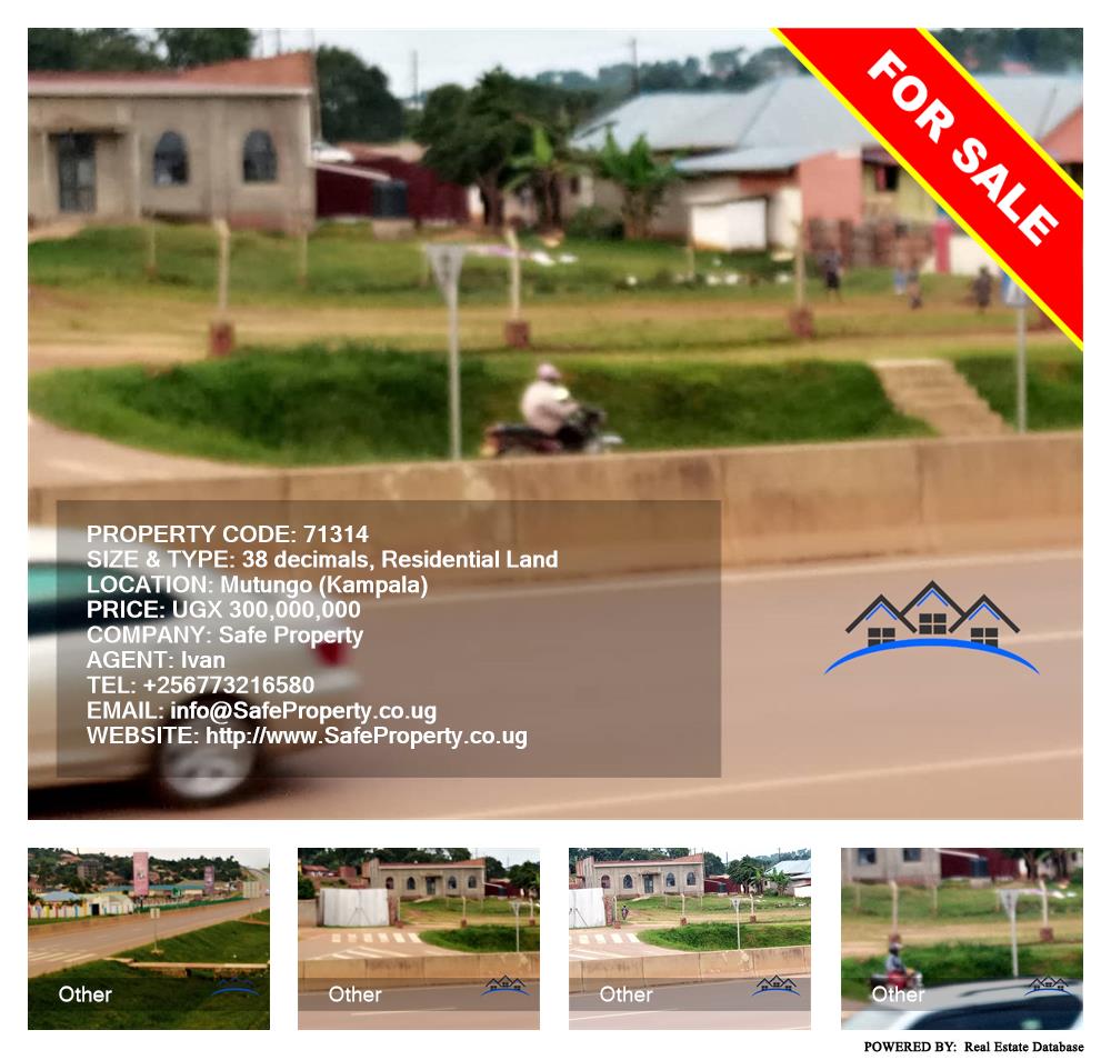 Residential Land  for sale in Mutungo Kampala Uganda, code: 71314