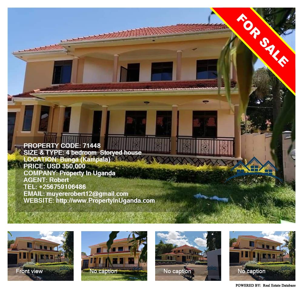 4 bedroom Storeyed house  for sale in Bbunga Kampala Uganda, code: 71448