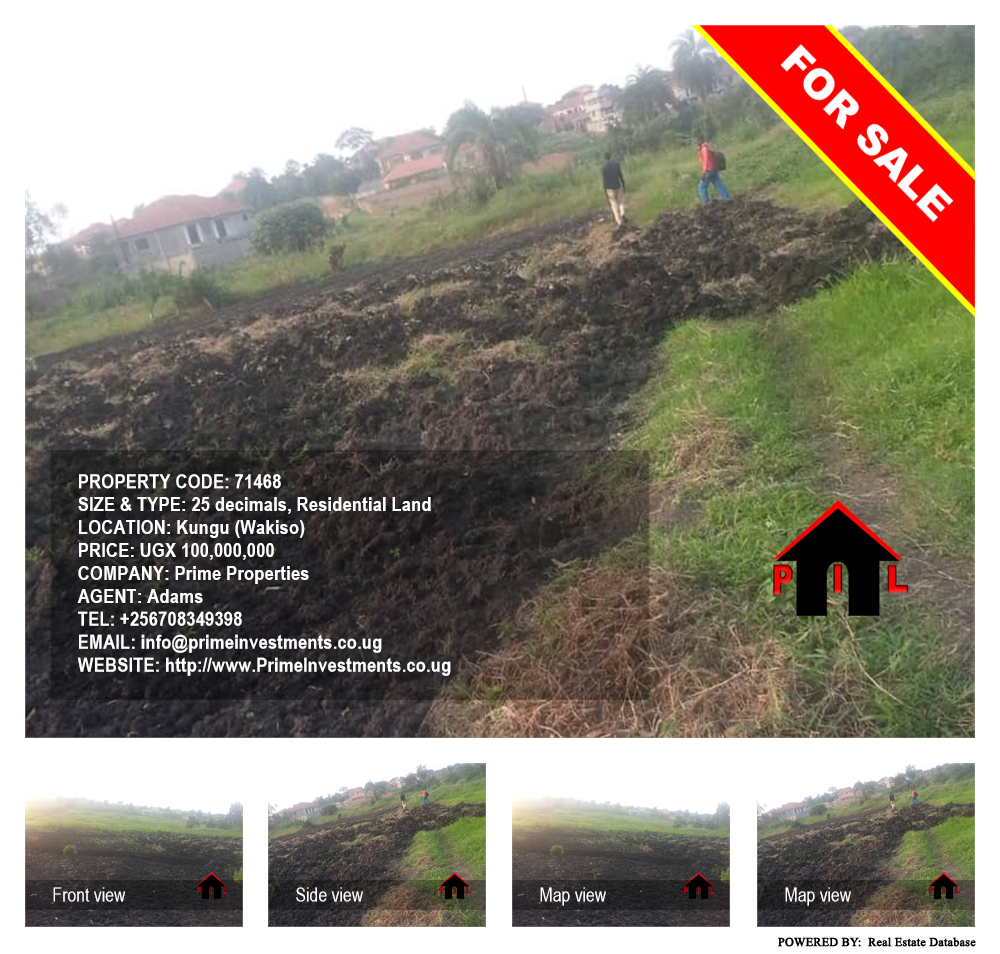 Residential Land  for sale in Kungu Wakiso Uganda, code: 71468