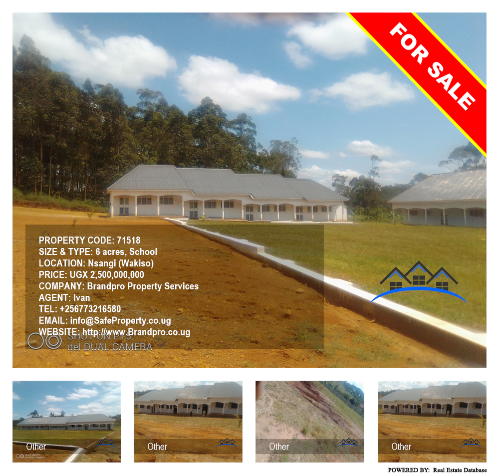 School  for sale in Nsangi Wakiso Uganda, code: 71518