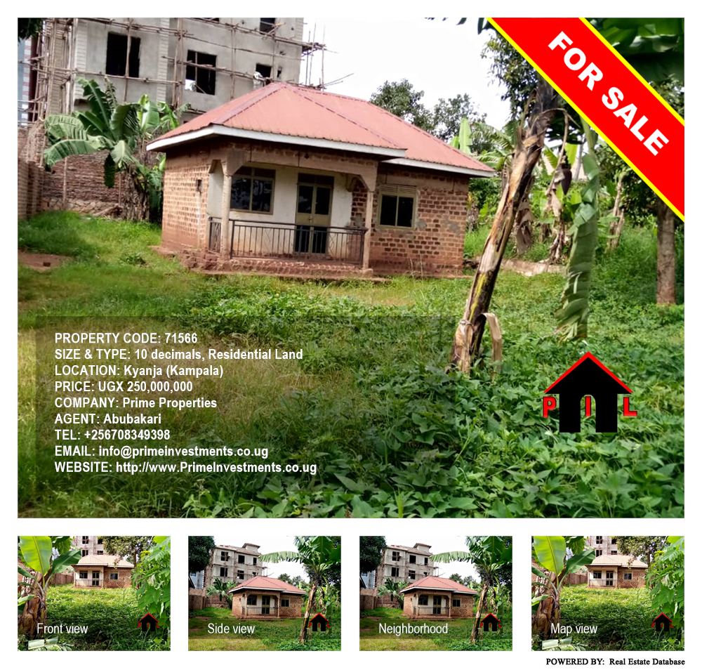 Residential Land  for sale in Kyanja Kampala Uganda, code: 71566