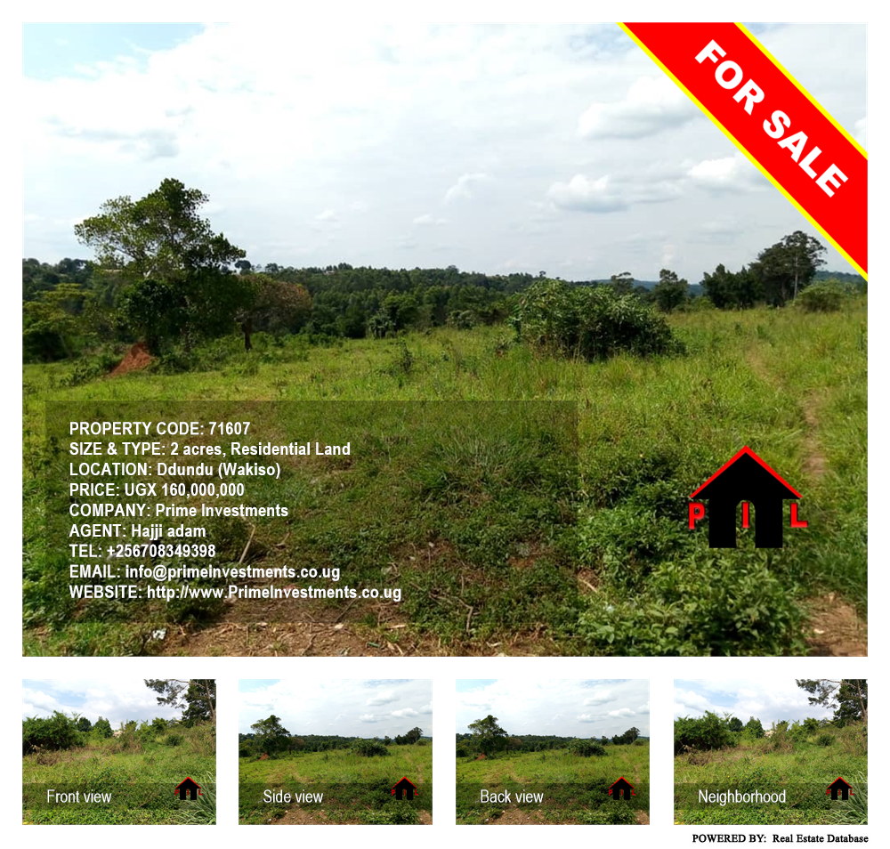 Residential Land  for sale in Ddundu Wakiso Uganda, code: 71607