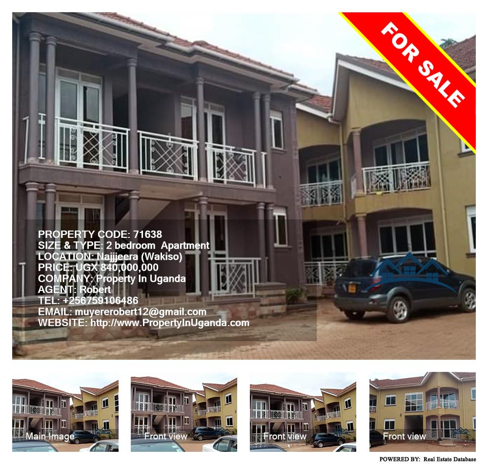 2 bedroom Apartment  for sale in Najjera Wakiso Uganda, code: 71638