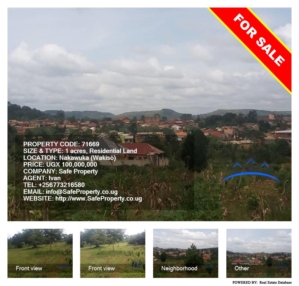 Residential Land  for sale in Nakawuka Wakiso Uganda, code: 71669