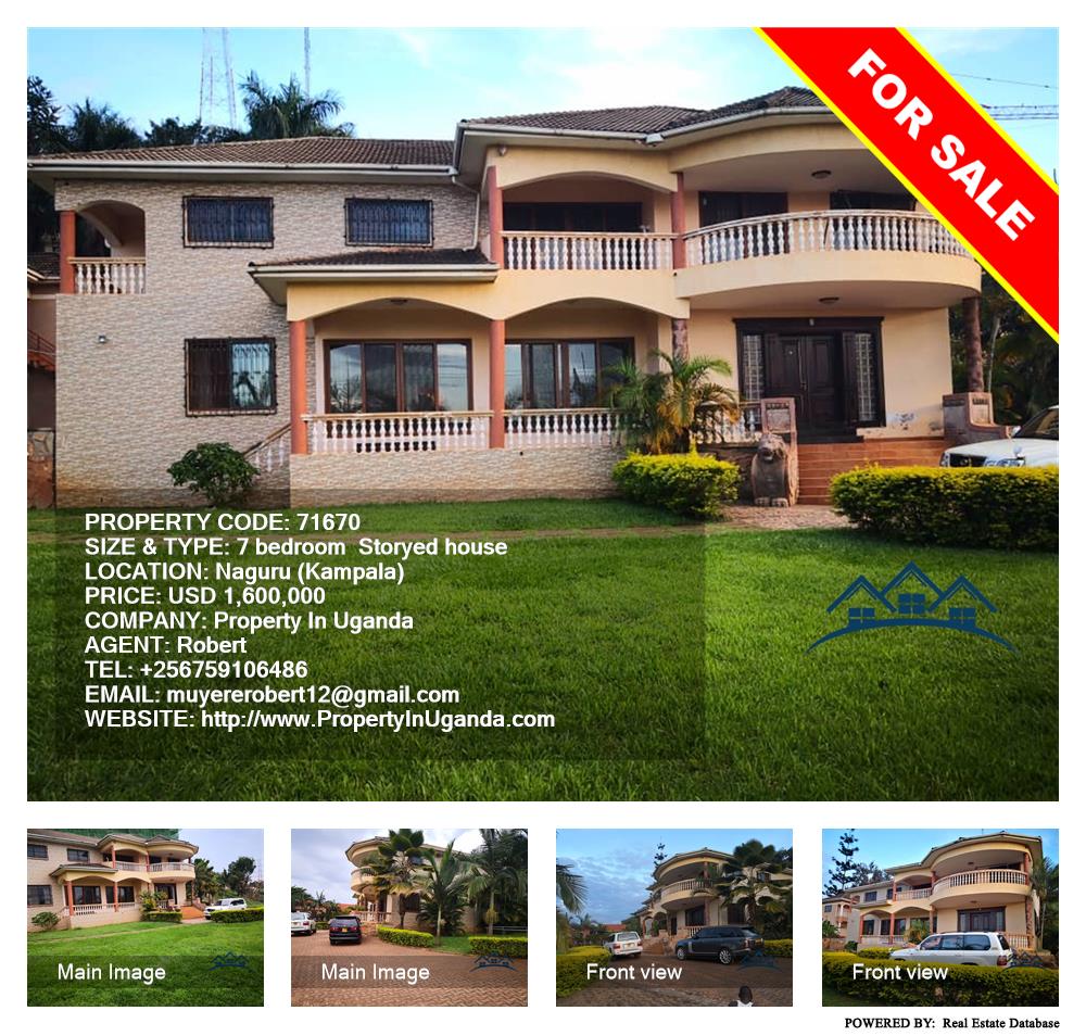 7 bedroom Storeyed house  for sale in Naguru Kampala Uganda, code: 71670