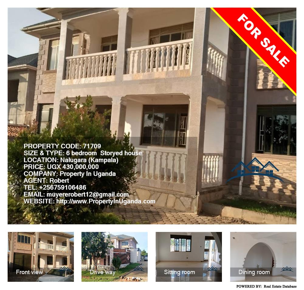 6 bedroom Storeyed house  for sale in Nalugala Kampala Uganda, code: 71709