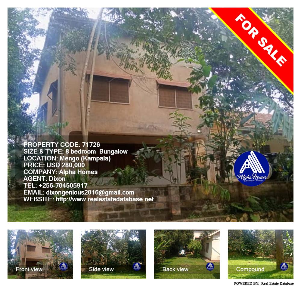 8 bedroom Bungalow  for sale in Mengo Kampala Uganda, code: 71726