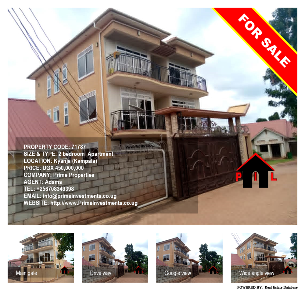 2 bedroom Apartment  for sale in Kyanja Kampala Uganda, code: 71787