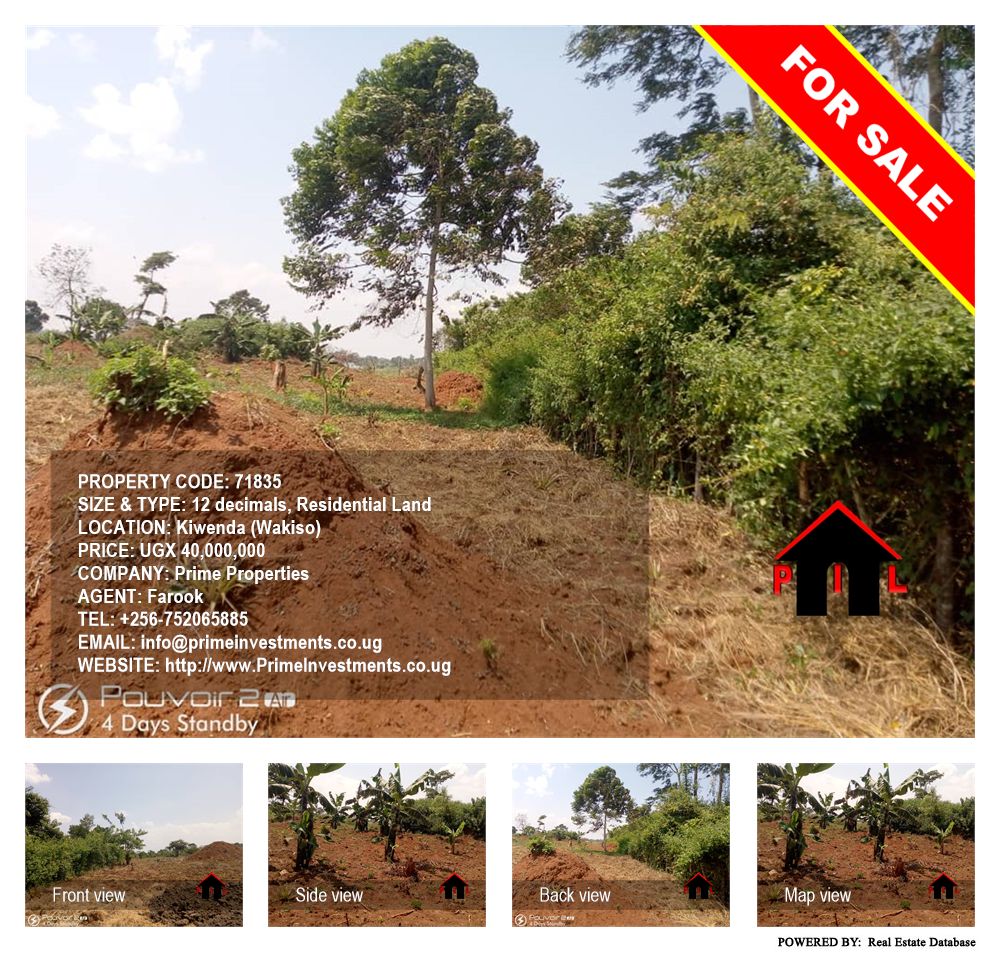 Residential Land  for sale in Kiwenda Wakiso Uganda, code: 71835