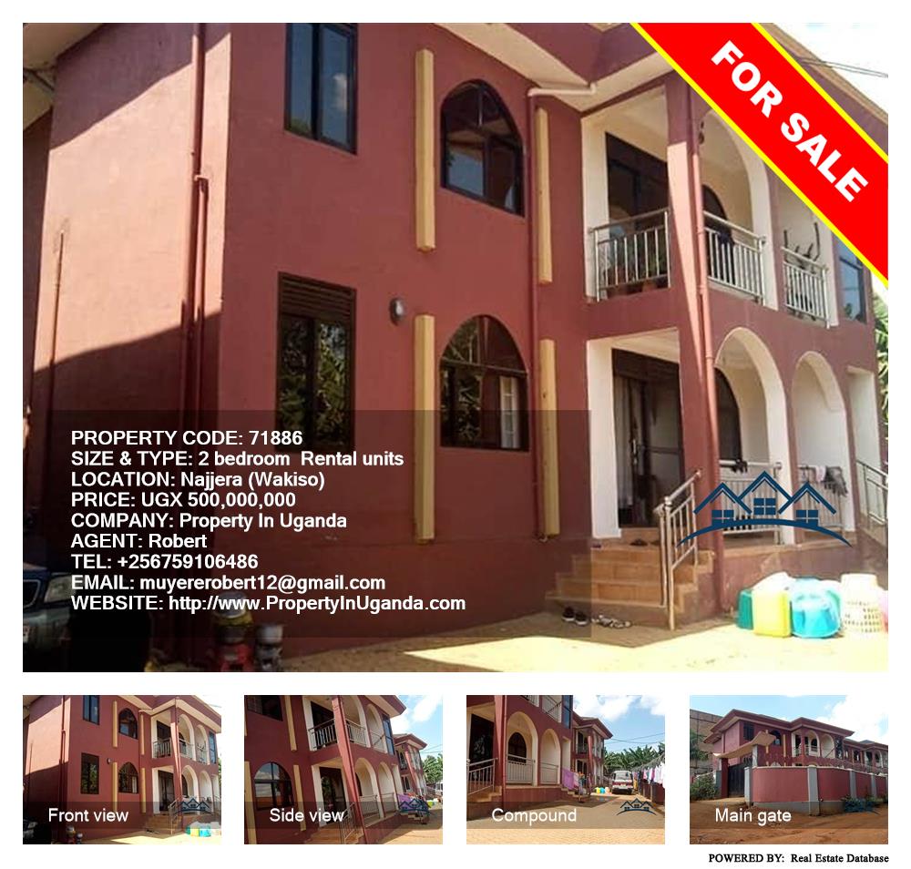 2 bedroom Rental units  for sale in Najjera Wakiso Uganda, code: 71886
