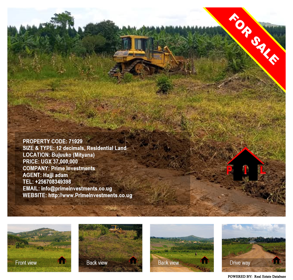 Residential Land  for sale in Bujuuko Mityana Uganda, code: 71929