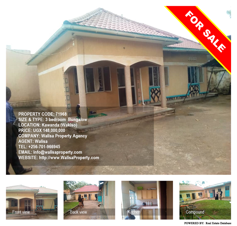 3 bedroom Bungalow  for sale in Kawanda Wakiso Uganda, code: 71968