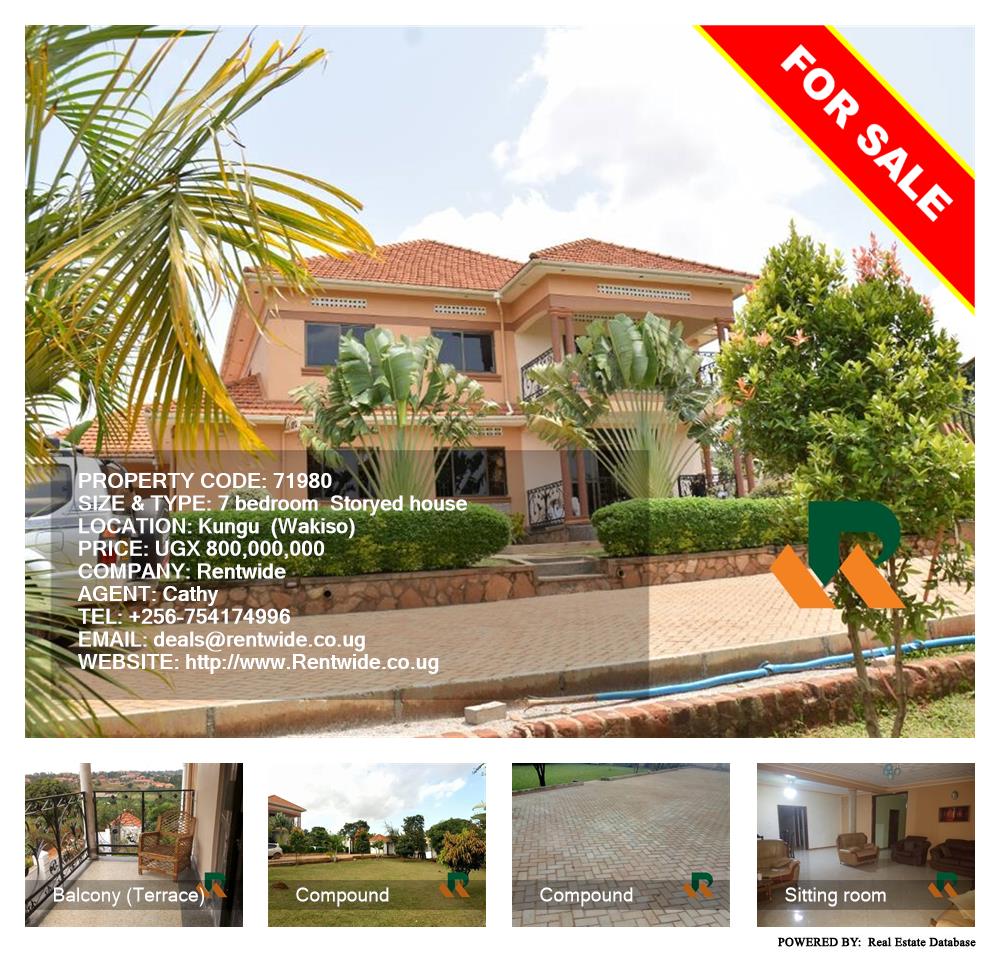 7 bedroom Storeyed house  for sale in Kungu Wakiso Uganda, code: 71980
