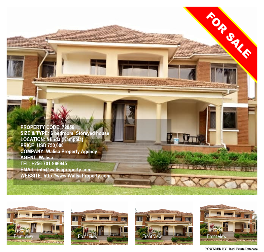 6 bedroom Storeyed house  for sale in Ntinda Kampala Uganda, code: 72056