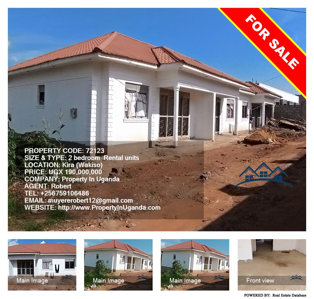 2 bedroom Rental units  for sale in Kira Wakiso Uganda, code: 72123