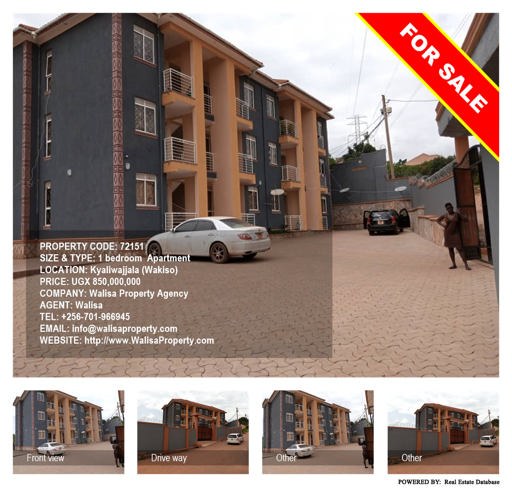 1 bedroom Apartment  for sale in Kyaliwajjala Wakiso Uganda, code: 72151