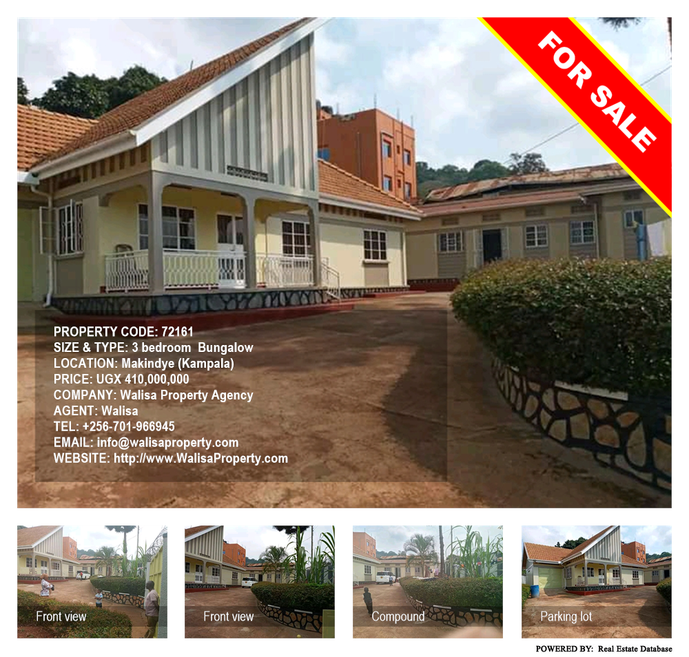 3 bedroom Bungalow  for sale in Makindye Kampala Uganda, code: 72161