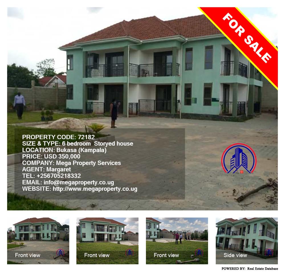 6 bedroom Storeyed house  for sale in Bukasa Kampala Uganda, code: 72182