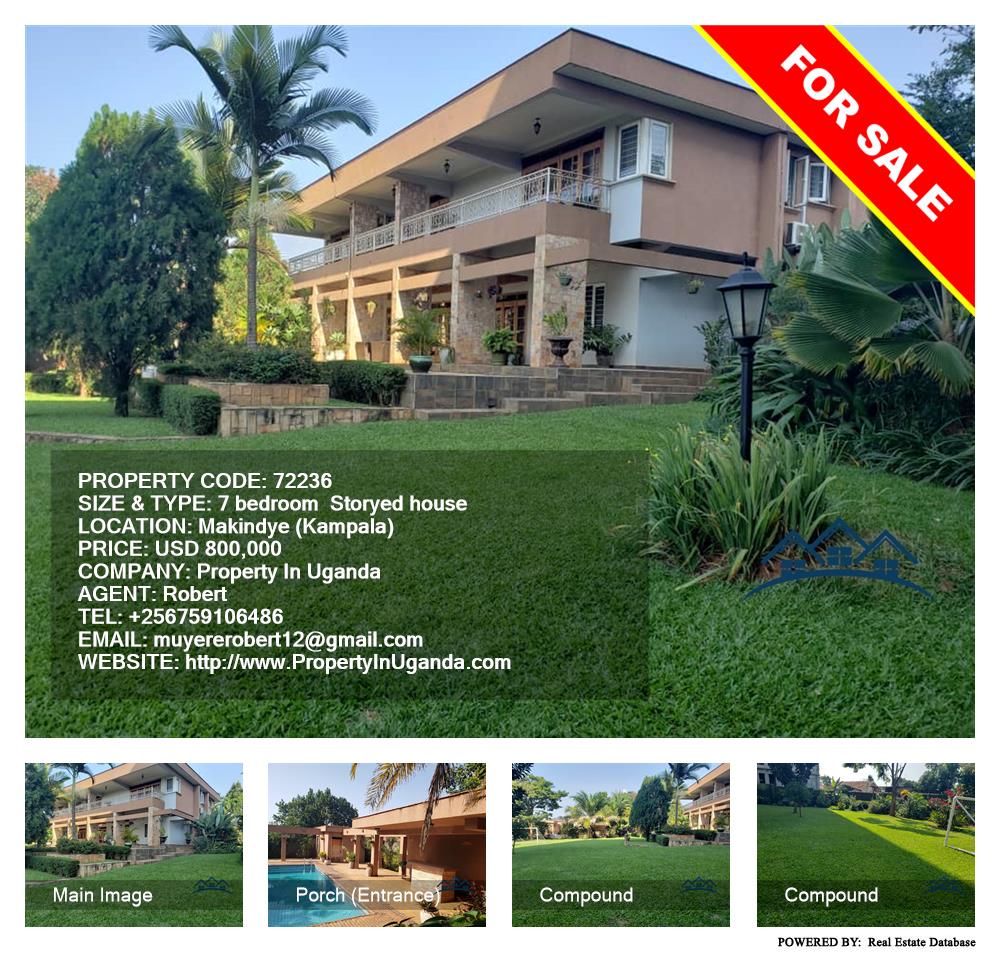 7 bedroom Storeyed house  for sale in Makindye Kampala Uganda, code: 72236