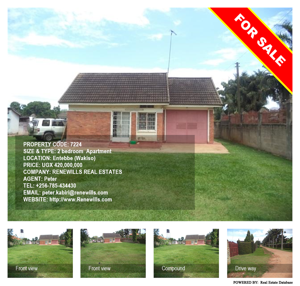 2 bedroom Apartment  for sale in Entebbe Wakiso Uganda, code: 7224