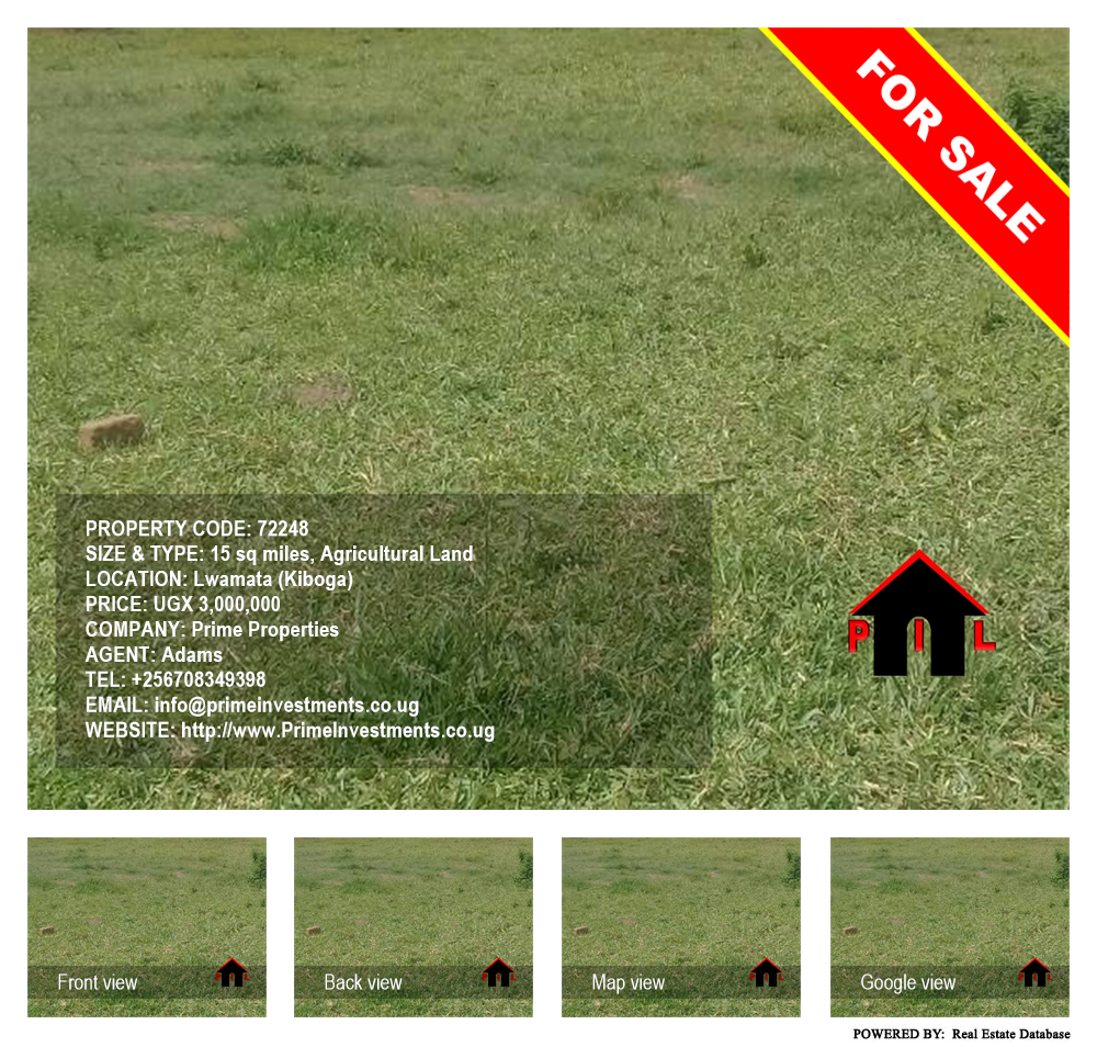 Agricultural Land  for sale in Lwamata Kiboga Uganda, code: 72248