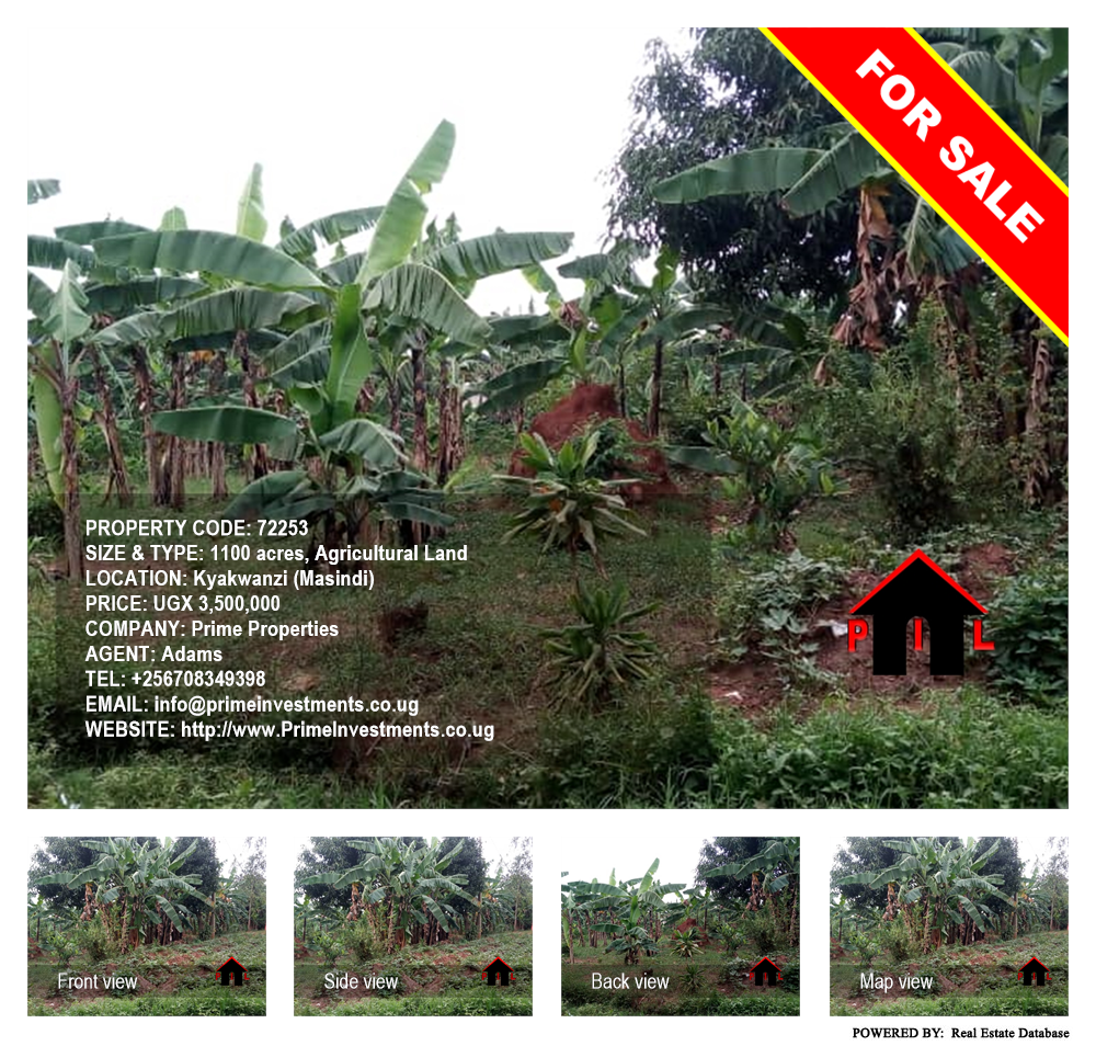 Agricultural Land  for sale in Kyakwanzi Masindi Uganda, code: 72253