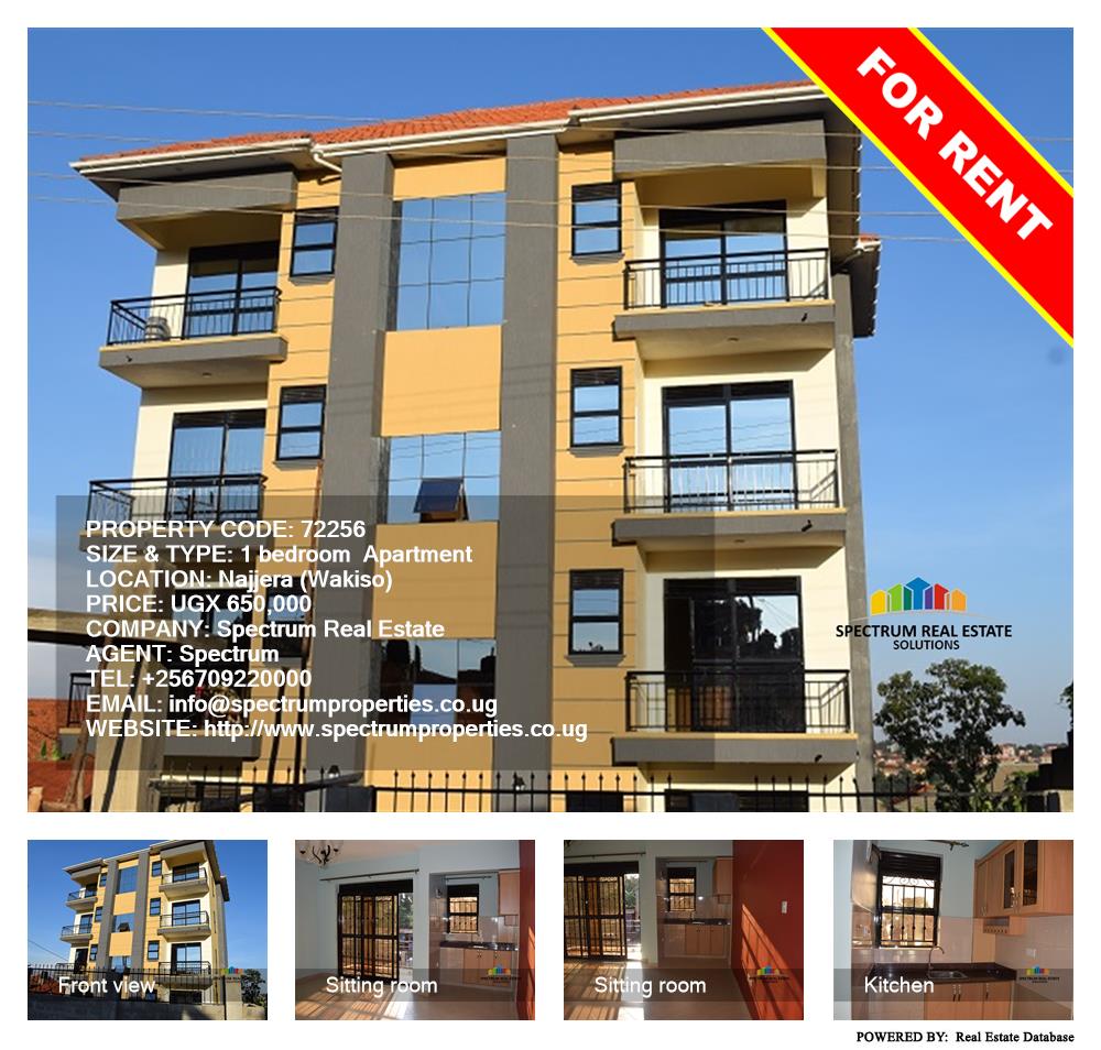 1 bedroom Apartment  for rent in Najjera Wakiso Uganda, code: 72256