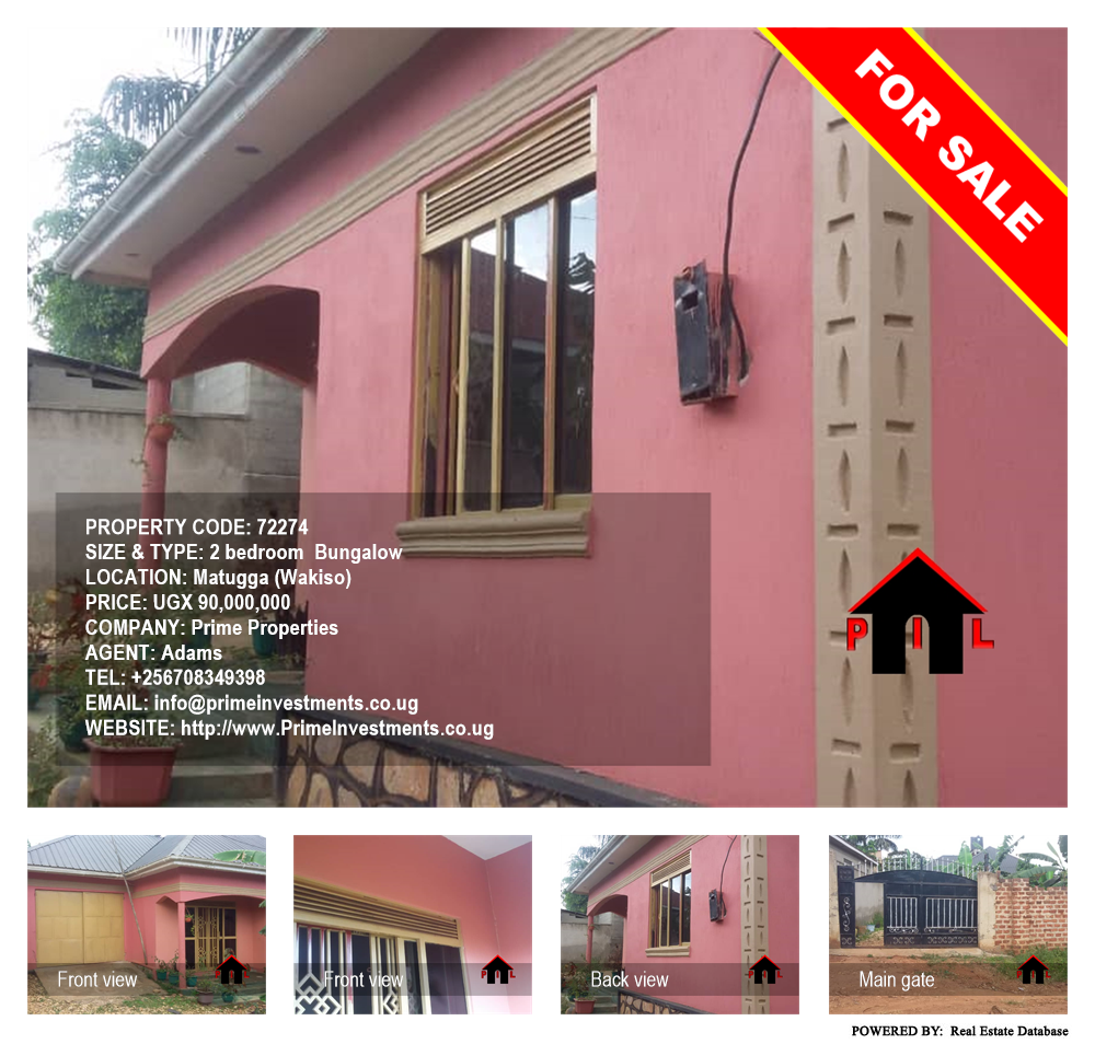 2 bedroom Bungalow  for sale in Matugga Wakiso Uganda, code: 72274
