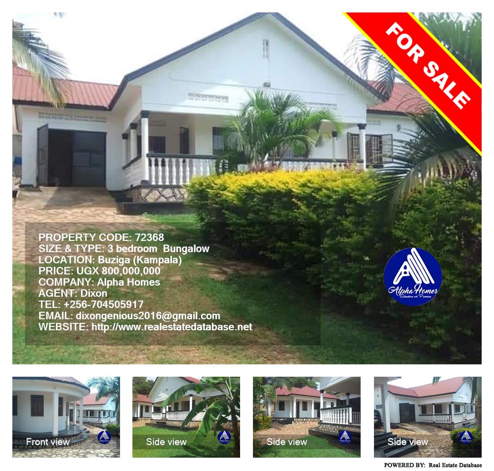 3 bedroom Bungalow  for sale in Buziga Kampala Uganda, code: 72368