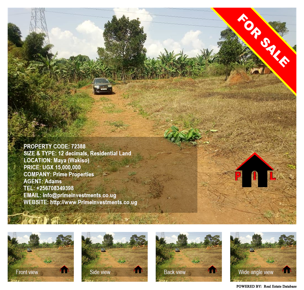 Residential Land  for sale in Maya Wakiso Uganda, code: 72388