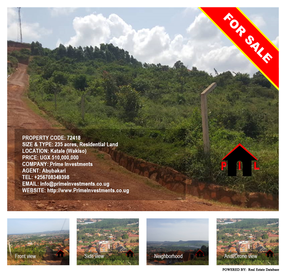 Residential Land  for sale in Katale Wakiso Uganda, code: 72418