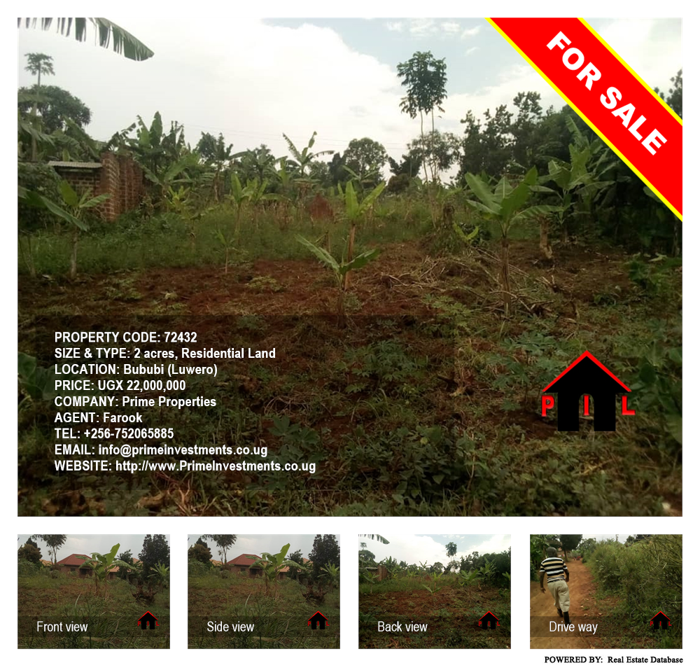 Residential Land  for sale in Bubuubi Luweero Uganda, code: 72432