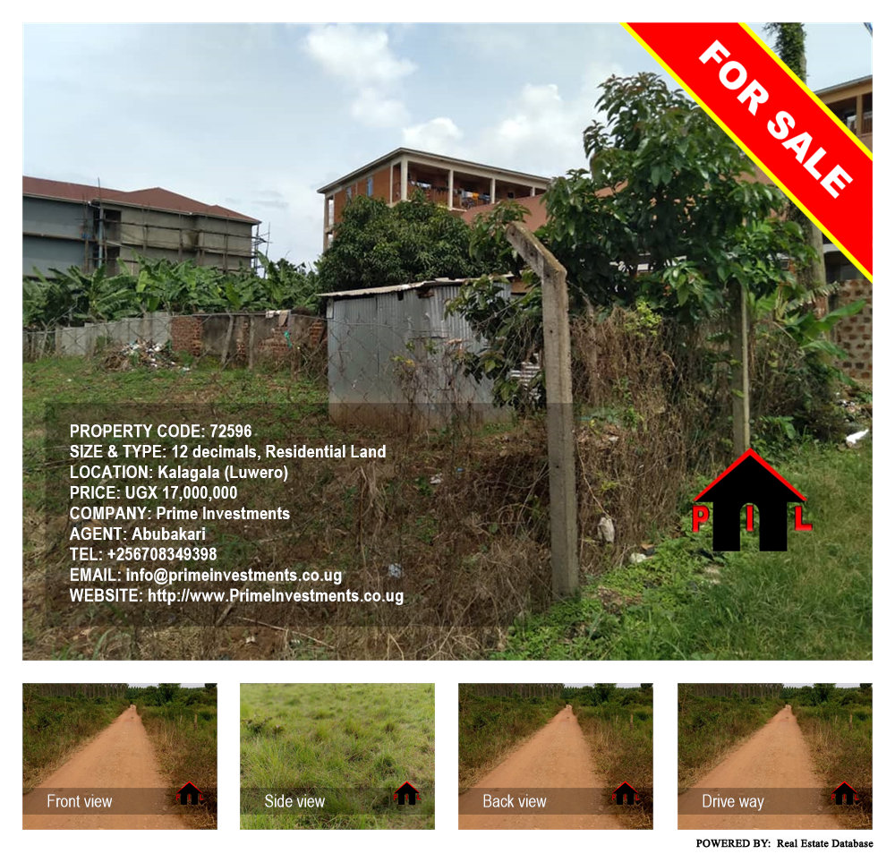 Residential Land  for sale in Kalagala Luweero Uganda, code: 72596