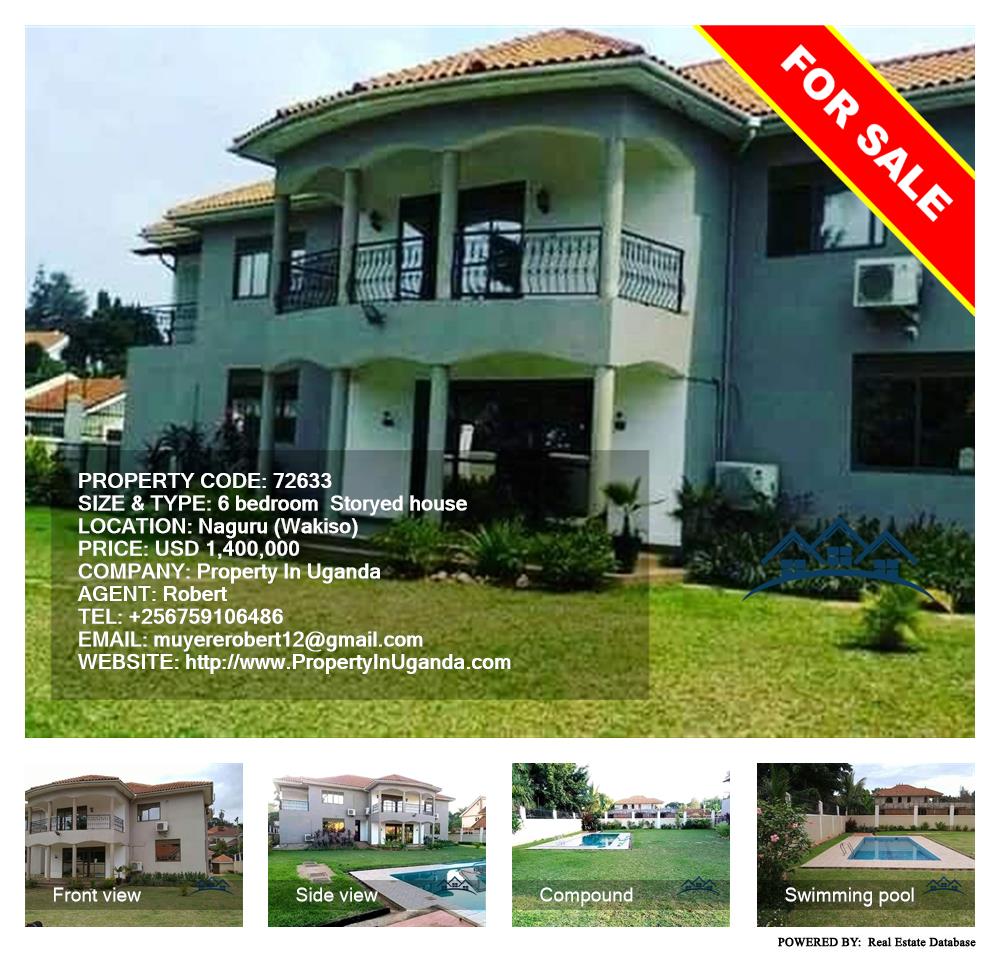 6 bedroom Storeyed house  for sale in Naguru Wakiso Uganda, code: 72633
