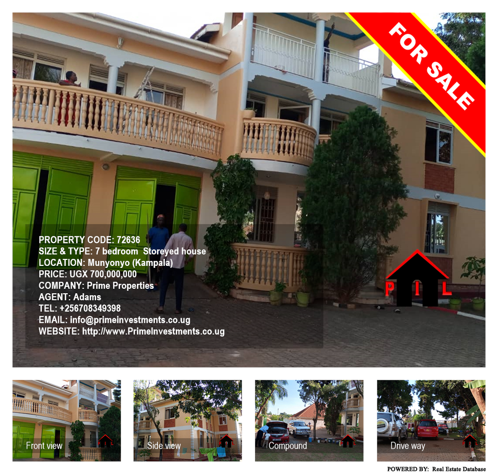 7 bedroom Storeyed house  for sale in Munyonyo Kampala Uganda, code: 72636