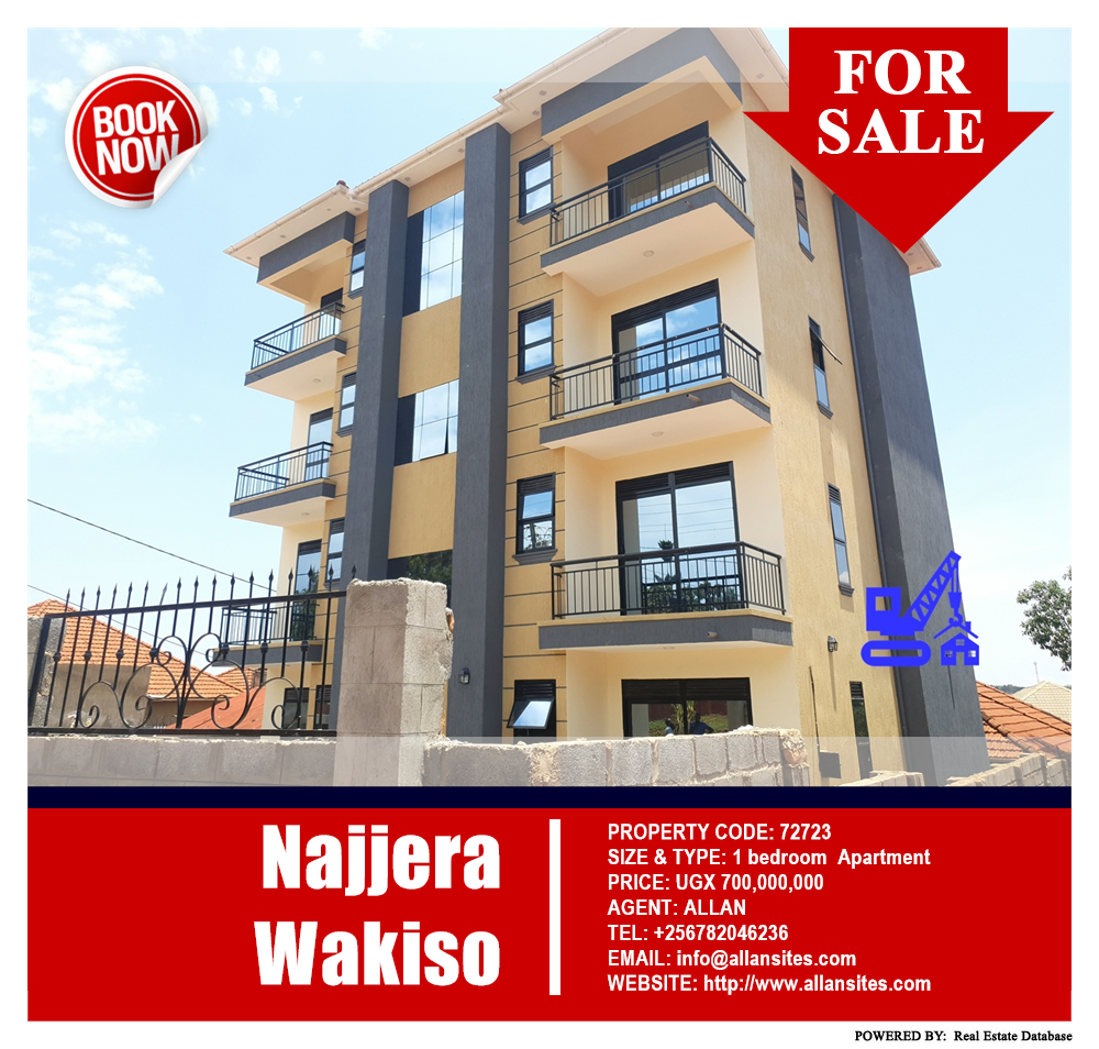 1 bedroom Apartment  for sale in Najjera Wakiso Uganda, code: 72723