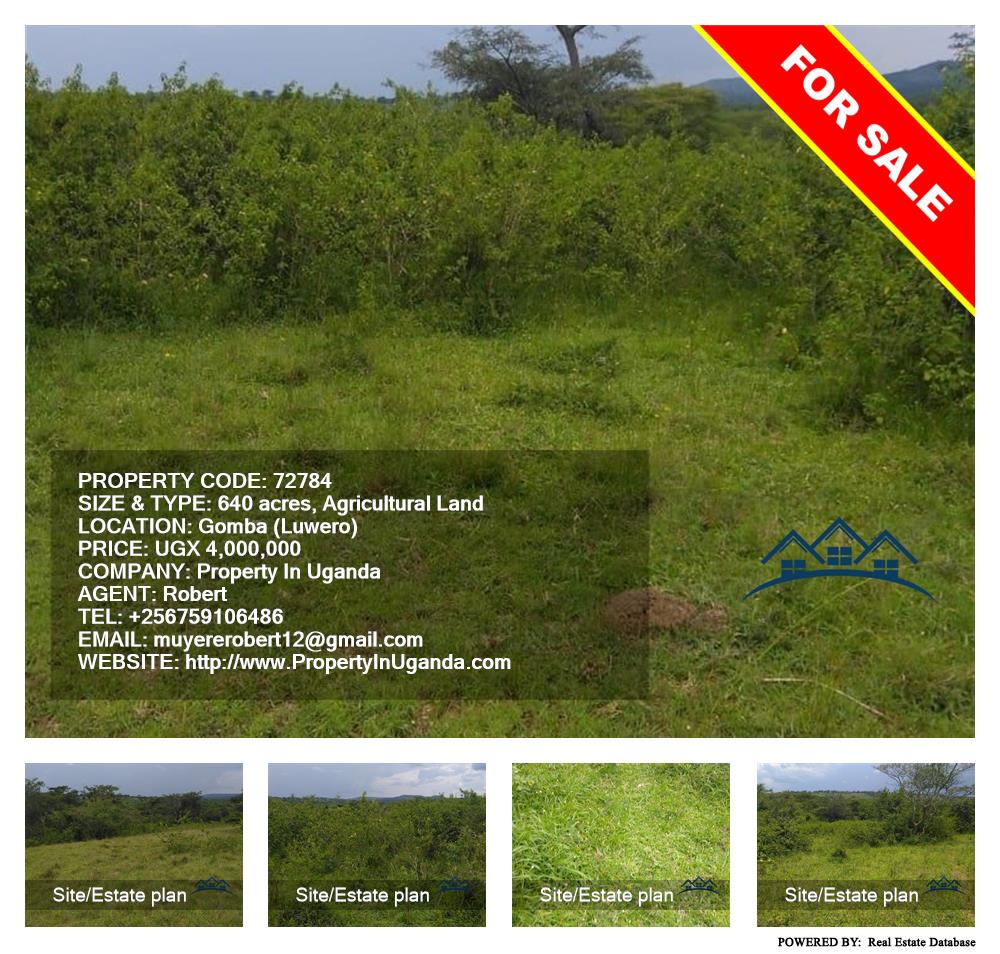 Agricultural Land  for sale in Gomba Luweero Uganda, code: 72784