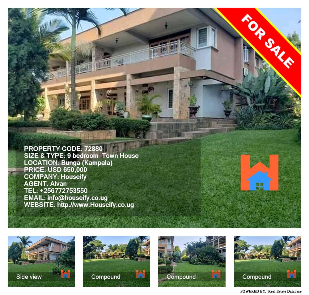 9 bedroom Town House  for sale in Bbunga Kampala Uganda, code: 72880